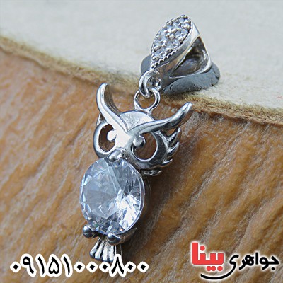 گردنبند نقره طرح جغد خاص زنانه _کد:26527