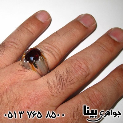 انگشتر یاقوت سرخ مردانه کلاسیک انگشتر یاقوت سرخ مردانه کلاسیک