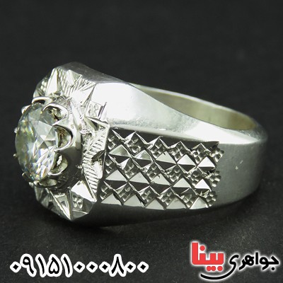 انگشتر الماس روسی ( موزانایت ) فاخر و خاص _کد:26592