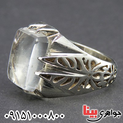 انگشتر در نجف شفاف و خاص دست ساز مردانه _کد:26594