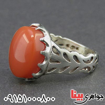 انگشتر عقیق یمنی زیبا و خوشرنگ _کد:26600