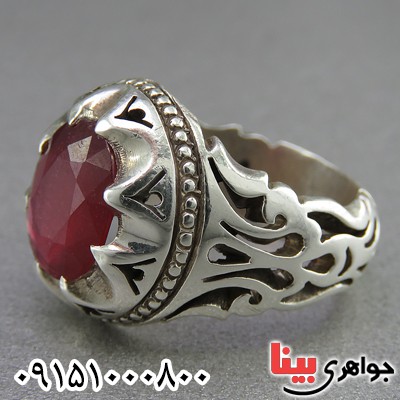 انگشتر یاقوت سرخ خاص و فاخر خوشرنگ _کد:26651