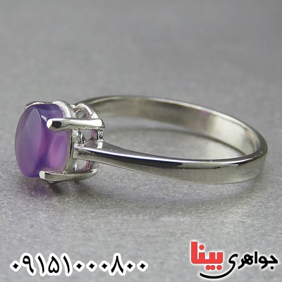 انگشتر عقیق یمنی خاص و خوشرنگ زنانه _کد:26710