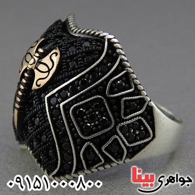 انگشتر نقره میکروستینگ مردانه ترک _کد:26724