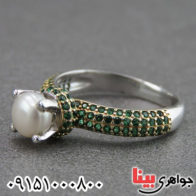 انگشتر مروارید زیبا و خاص زنانه _کد:26779