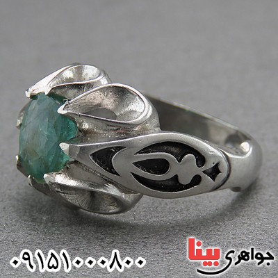 انگشتر زمرد مردانه زیبا و خاص _کد:26823