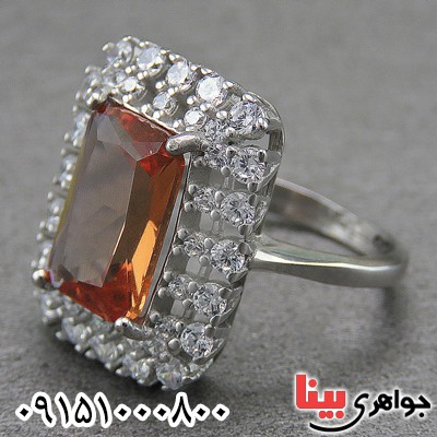 انگشتر الکساندریت زنانه رودیوم زیبا و خاص _کد:26916