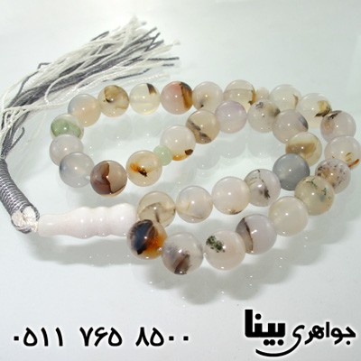 تسبیح عقیق شجری 33 دانه ای