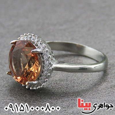 انگشتر الکساندریت رودیوم خاص و شیک _کد:26930