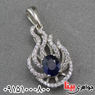 گردنبند یاقوت کبود خاص و بسیار عالی رودیوم
