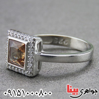 انگشتر الکساندریت خاص رودیوم زیبا _کد:26968