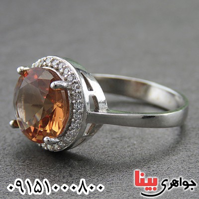 انگشتر الکساندریت رودیوم زنانه شیک و خاص _کد:27091