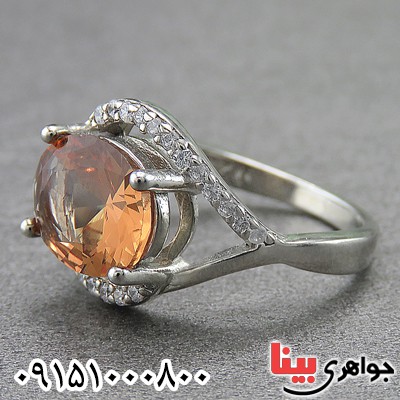 انگشتر الکساندریت زنانه خاص و شیک رودیوم _کد:27093