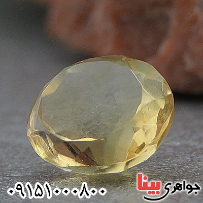 نگین انگشتر سیترین خاص و خوشرنگ _کد:27233