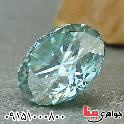 نگین انگشتر الماس روسی ( موزانایت ) خاص _کد:27234