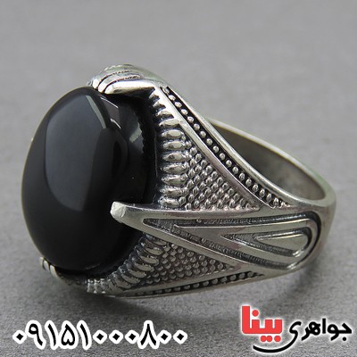 انگشتر عقیق یمنی جزع زیبا و خاص انگشتر عقیق یمنی جزع زیبا و خاص