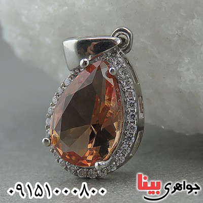 گردنبند الکساندریت خاص و زیبا رودیوم _کد:27340