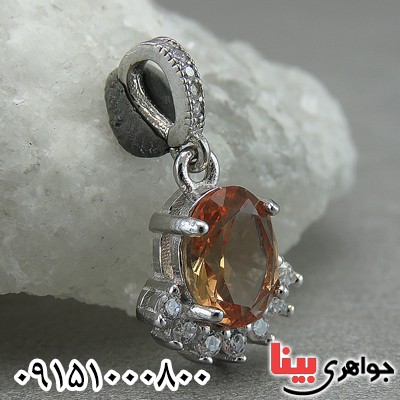 گردنبند الکساندریت زنانه رودیوم زیبا _کد:27345