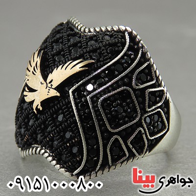 انگشتر نقره مردانه میکروستینگ خاص ترک _کد:27347