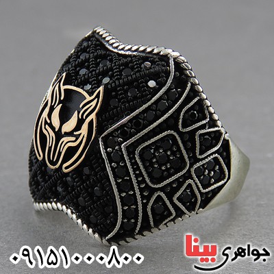 انگشتر نقره میکروستینگ مردانه خاص و زیبا ترک _کد:27349