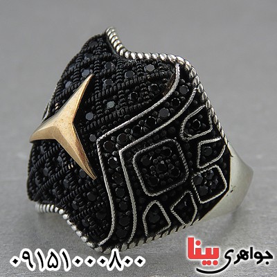 انگشتر نقره ترک مردانه خاص میکروستینگ _کد:27361