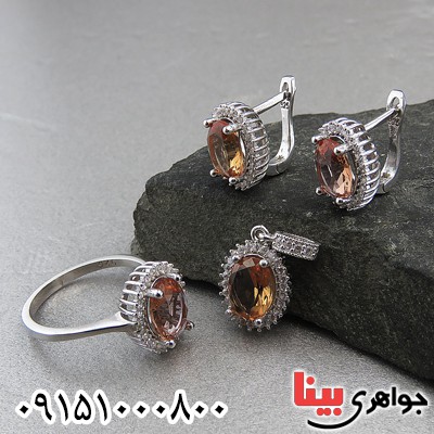 سرویس الکساندریت زنانه زیبا رودیوم