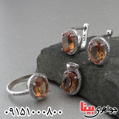 گردنبند الکساندریت رودیوم زنانه شیک و خاص _کد:27370