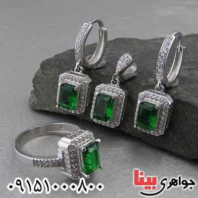 سرویس زمرد صنعتی رودیوم زنانه _کد:27386