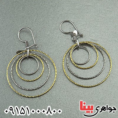 گوشواره نقره زنانه خاص و زیبا _کد:27394