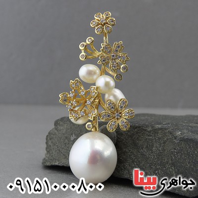 گردنبند مروارید طبیعی خاص زنانه _کد:27395