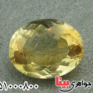 نگین انگشتر سیترین خوشرنگ و زیبا _کد:27410