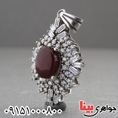گردنبند عقیق زنانه زیبا و خاص _کد:27441