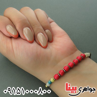 دستبند چند جواهر خاص و زیبا سبک تبتی _کد:27623