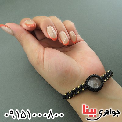 دستبند کوارتز سبک تبتی زیبا و خاص _کد:27660
