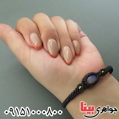دستبند عقیق شیک و خاص زیبا سبک تبتی _کد:27675