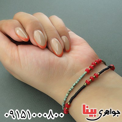 دستبند چند جواهر سبک تبتی خاص زنانه زیبا _کد:27734