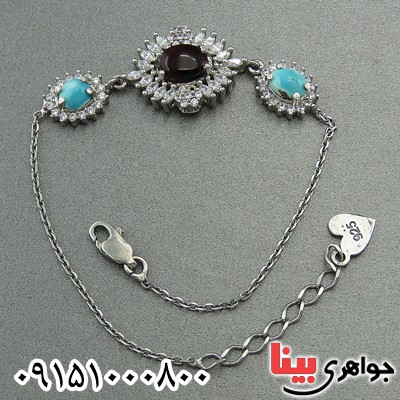 دستبند چند جواهر زنانه خاص و شیک زیبا _کد:27737