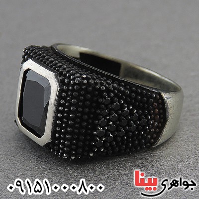 انگشتر نقره مردانه خاص و زیبا میکروستینگ _کد:27861