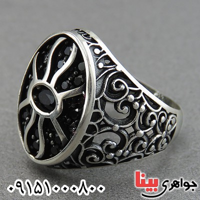 انگشتر نقره میکروستینگ مردانه زیبا و شیک _کد:27863
