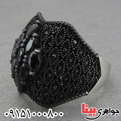 انگشتر نقره مردانه زیبا و شیک میکروستینگ _کد:27864
