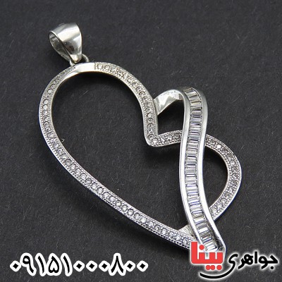 گردنبند نقره زنانه رودیوم زیبا