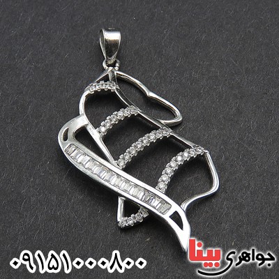 گردنبند نقره خاص و شیک رودیوم زنانه