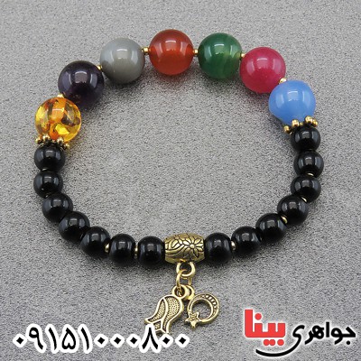 دستبند چند جواهر سنگ درمانی خاص _کد:28051