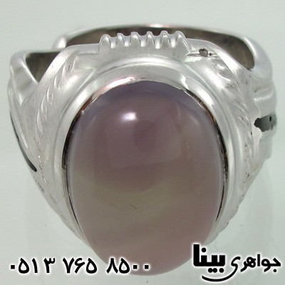 انگشتر عقیق یمنی کبود مردانه فاخر