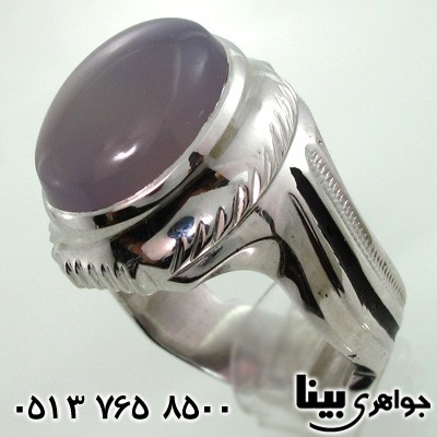 انگشتر عقیق یمنی کبود مردانه فاخر