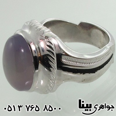 انگشتر عقیق یمنی کبود مردانه فاخر