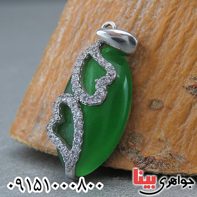 گردنبند جید خوشرنگ بسیار زیبا _کد:28331