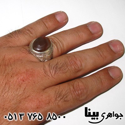 انگشتر عقیق سلیمانی خاص مردانه