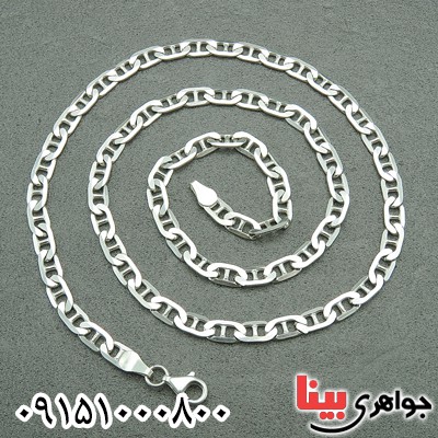 زنجیر نقره ترک خاص و زیبا مردانه
