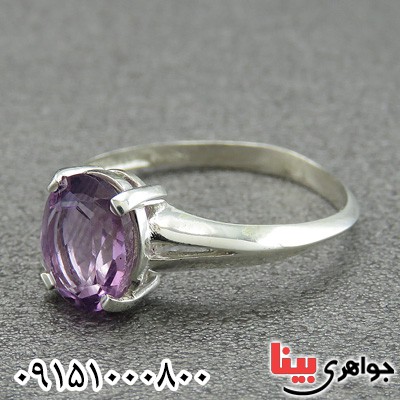 انگشتر آمتیست زنانه زیبا و خاص شیک